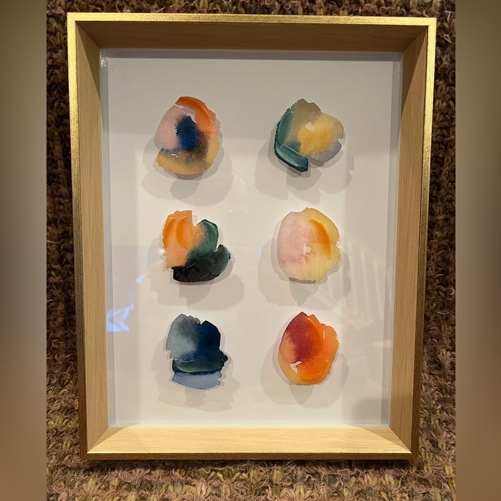 At Home Colorful Abstract Art, Wall Hanging, Textured, multicolored